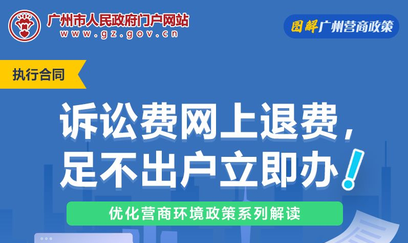【一圖讀懂】訴訟費網上退費管理辦法（試行）