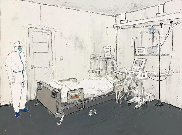 油畫《致英雄2020》 作者:汪昌俞.jpg